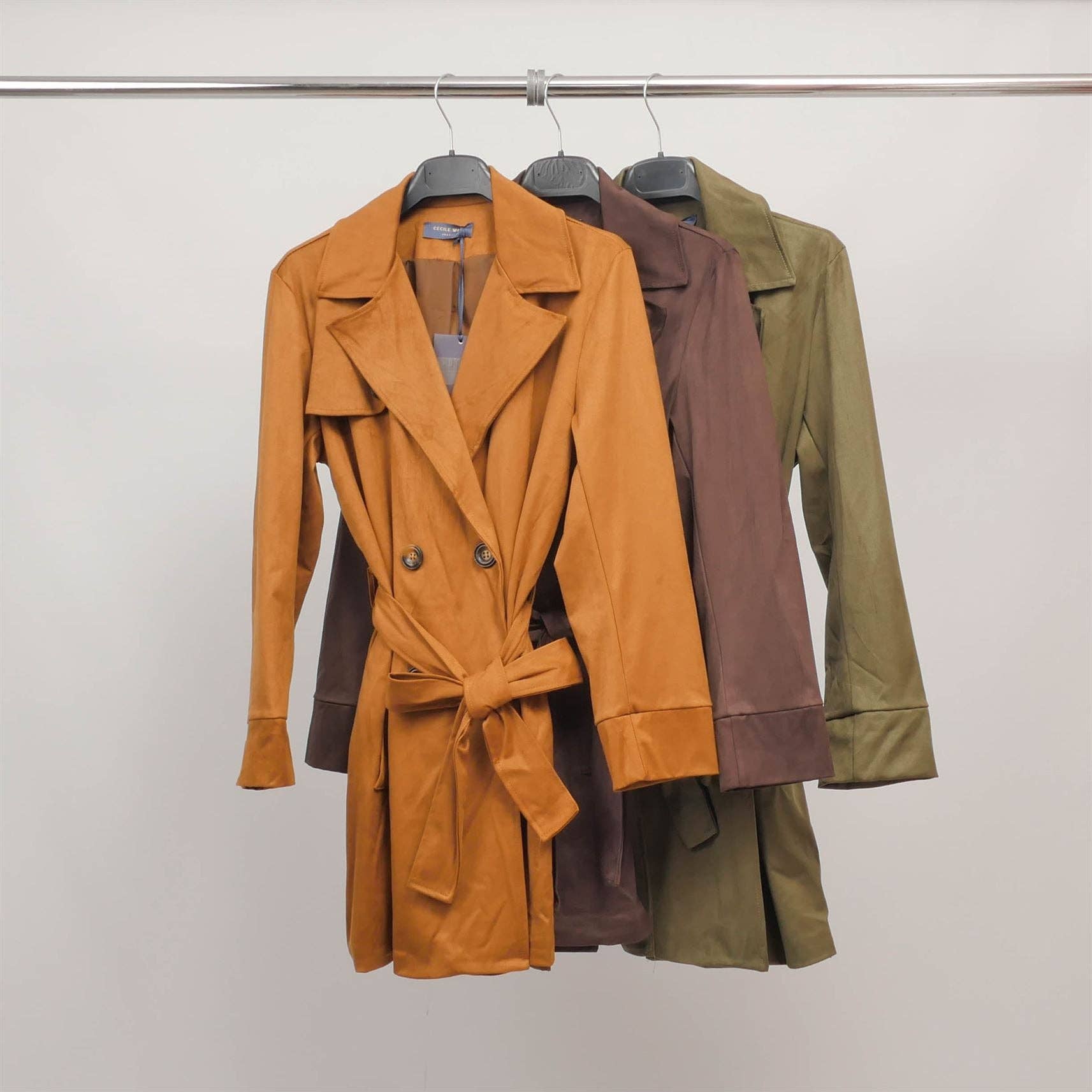 Cecile Wang – wholesale Trench coat – Women’s – Double-breasted belted trench TDM373222