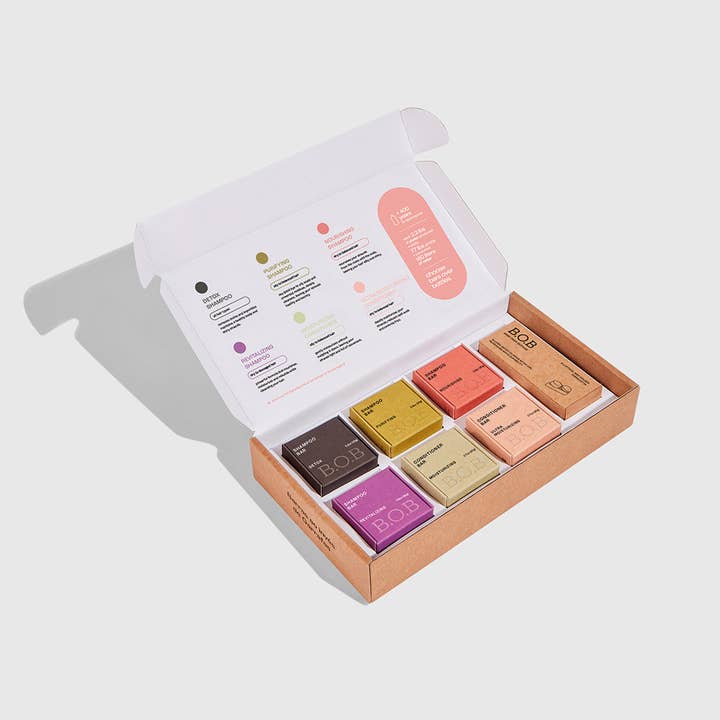 Trial Pack | Shampoo Bar | Conditioner Bar | Plastic-Free for wholesale by B.O.B Bars Over Bottles