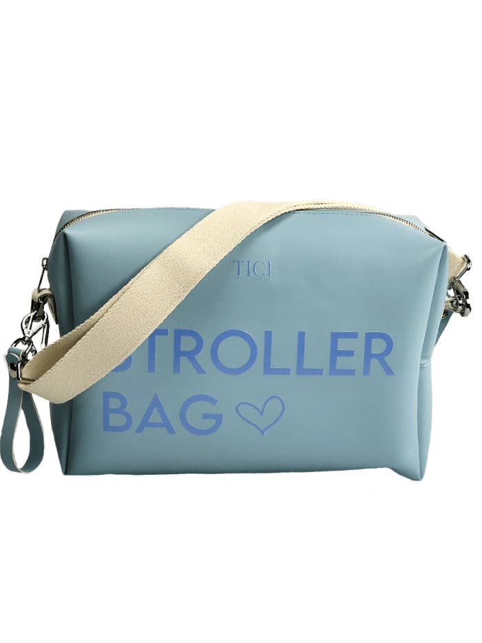 Mommy Bag Stroller Case | Bio Light Blue Stroller Bag for wholesale by TICI Handmade