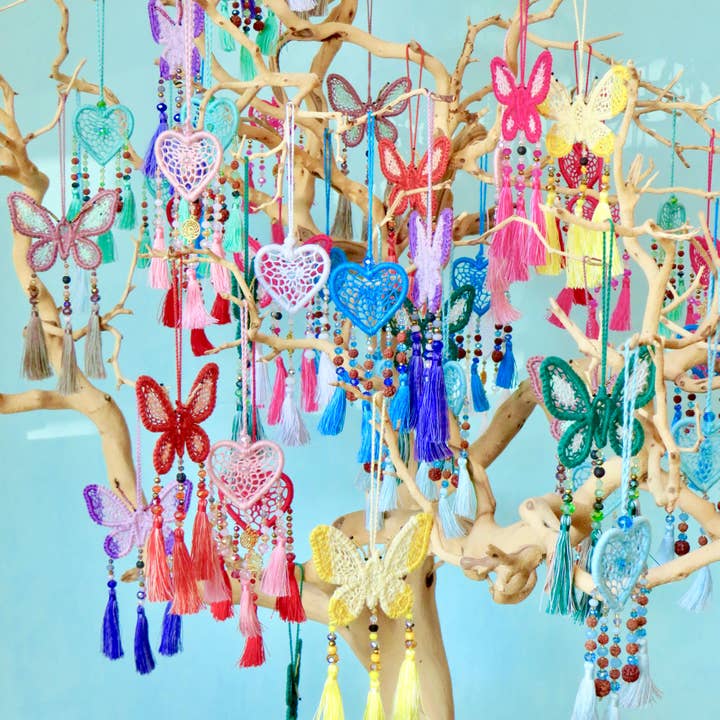 Rosamariposa - Venta al por mayor Atrapasueños - Mariposa - Cazador de sueños con mariposas9