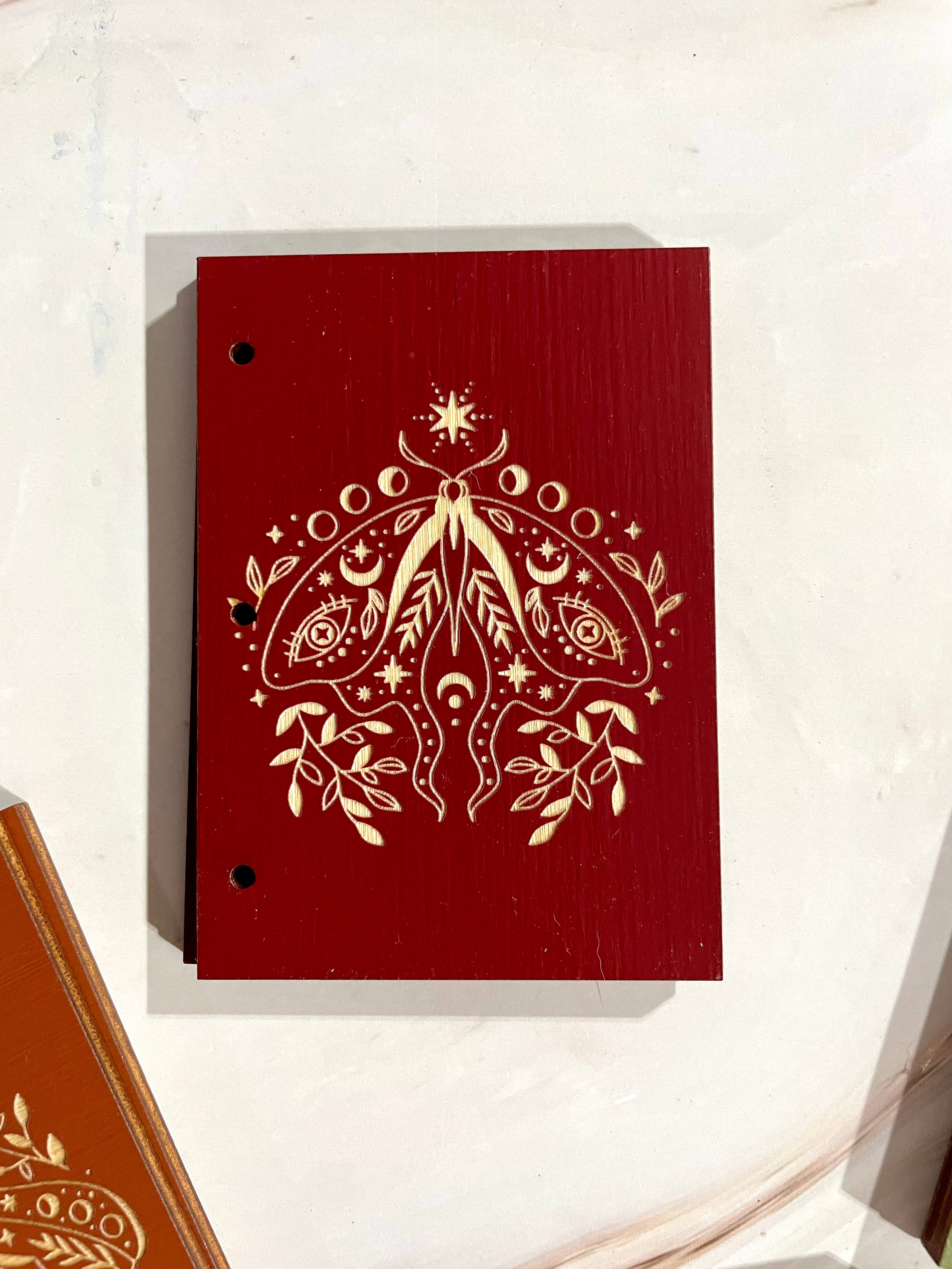 Elm Rose Designs – wholesale Journal/diary – Micro Mystic Moth Journal5