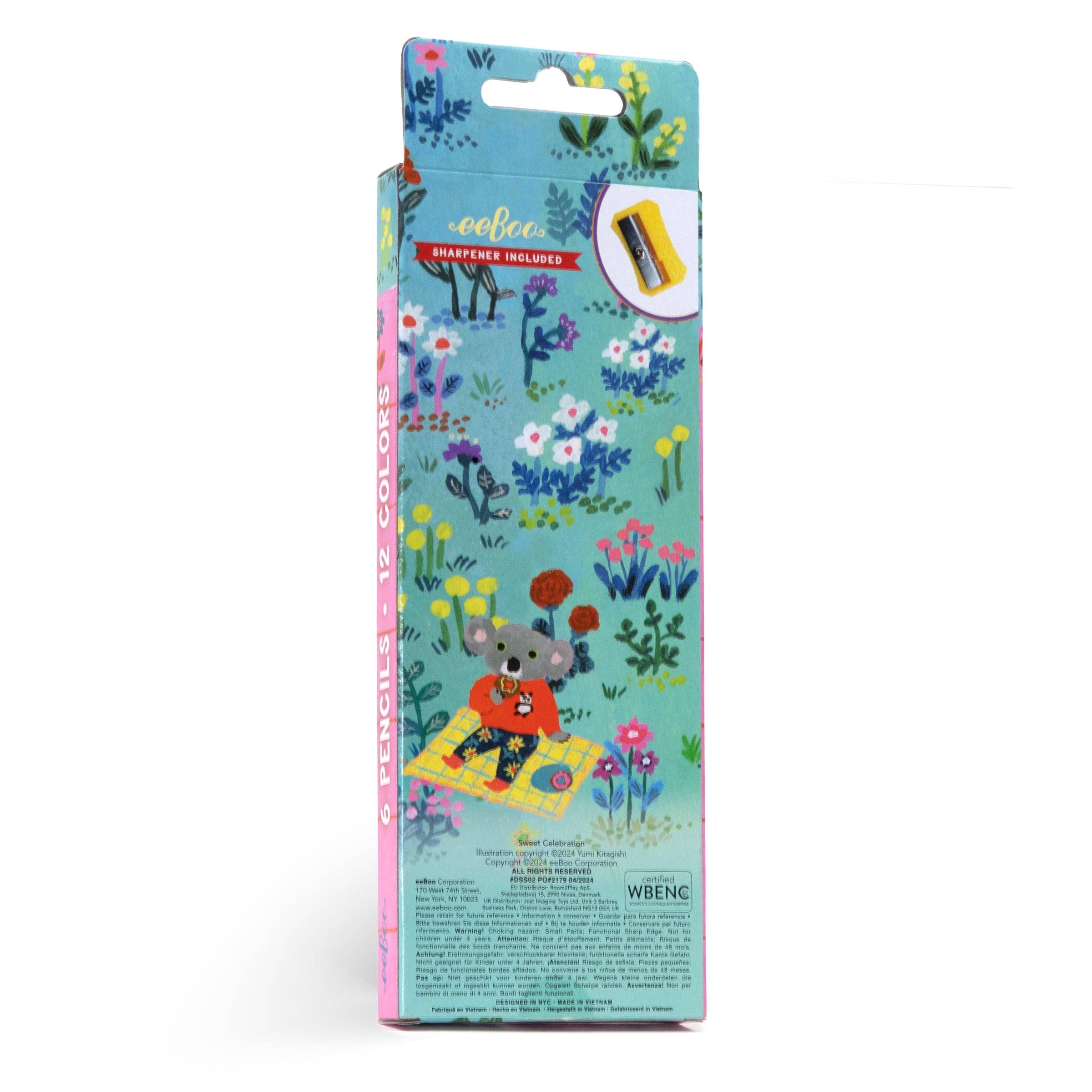 eeBoo - Wholesale Colored Pencil - Sweet Celebration 6 Jumbo Pencils3