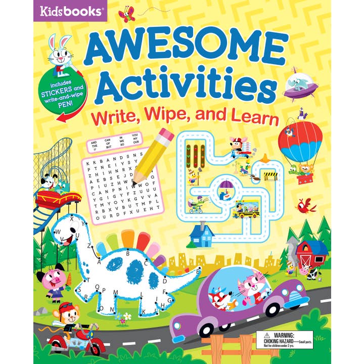Kidsbooks Publishing - Wholesale Book - Kids - Awesome Activities: Write, Wipe, And Learn
