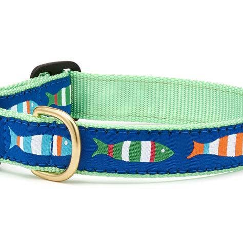 Funky Fish hondenhalsband voor wholesale door Up Country, Inc.