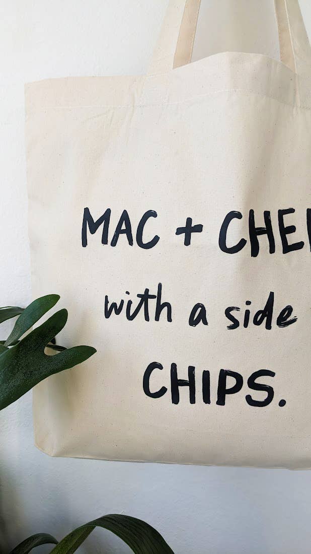 What Ted Wore - Wholesale Tote Bag - Unisex - The Mac and Cheese Tote Bag2