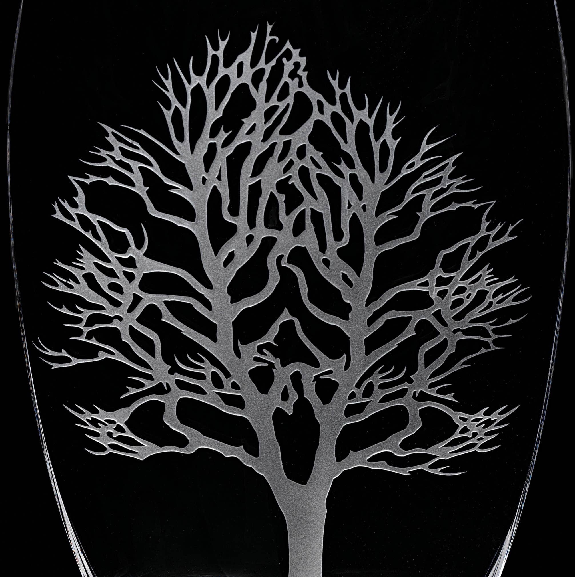 Badash - Wholesale Vase - Tree Of Life   12" Crystal Vase2