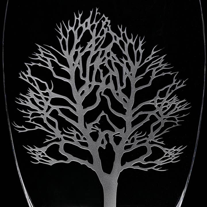 Badash - Wholesale Vase - Tree Of Life 12" Crystal Vase2