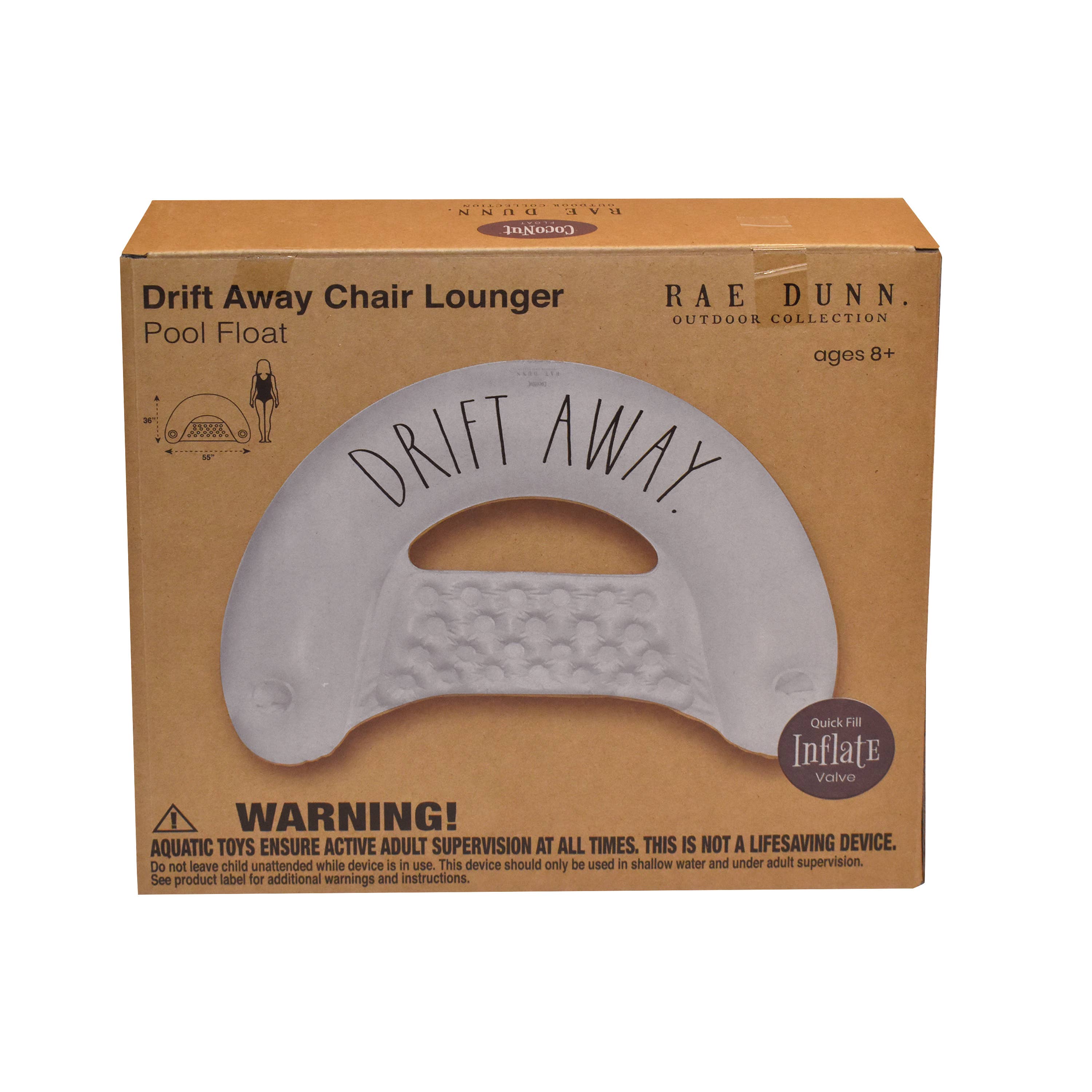 Coconut Outdoor - Wholesale Inflatables - Rae Dunn - Chill Chair Lounger - DRIFT AWAY.5