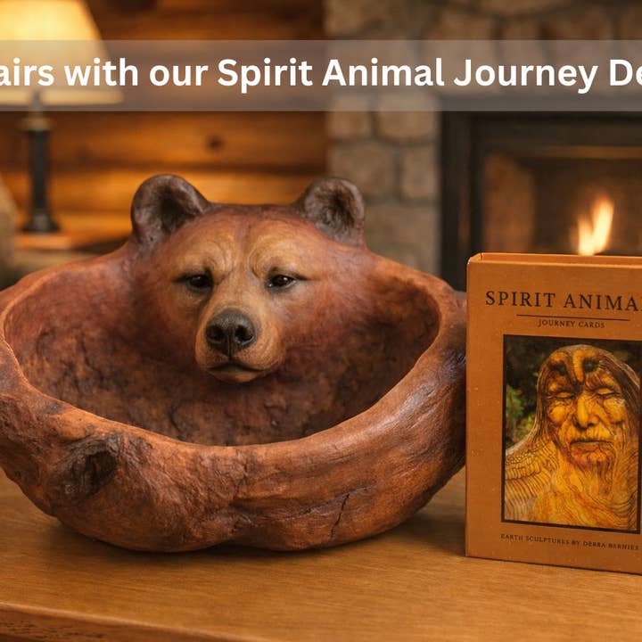 Shaping Spirit - Wholesale Sculpture - PRE ORDER - Spirit Bear Bowl – Sacred Animal Bowl for Protection, Healing & Intention5