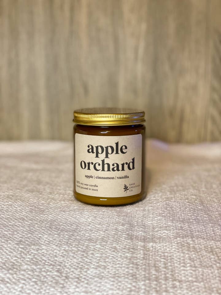 Apple Orchard - 100% Soy Wax Candle for wholesale by Sage Candle Co.