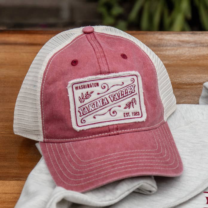 Custom SLANT Washed Pigment Dyed Cotton Twill Trucker Cap for wholesale by Mercantile 12