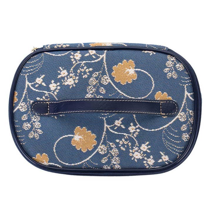 SignareArt - Wholesale Toiletry Bag - Women's - TOIL-AUST | JANE AUSTEN BLUE TOILETRY VANITY TRAVEL BAG