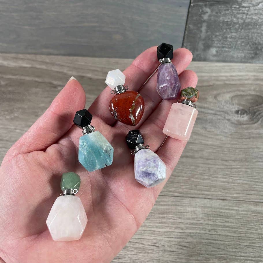 Keystone Crystals - Wholesale Atomizer Bottle - Assorted Gemstone Perfume Bottles – Crystal Aromatherapy1