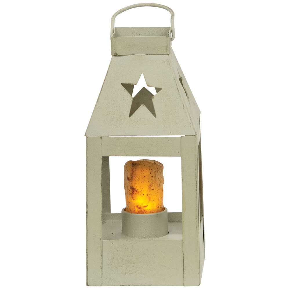 The Hearthside Collection - Wholesale Lantern - Farmhouse Colors Mini Star Lantern, 3 Assorted2