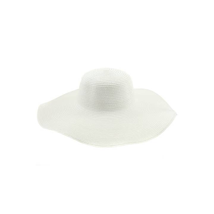 anbfashion - Wholesale Straw Hat - Women's - SOLID FLOPPY STRAW HAT 11617