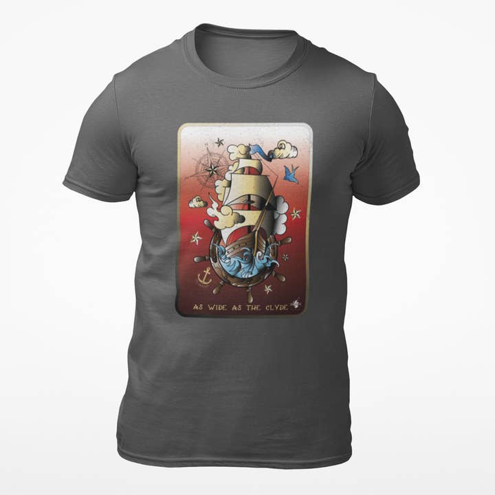 As Wide as the Clyde T-Shirt for wholesale by Brave Scottish Gifts