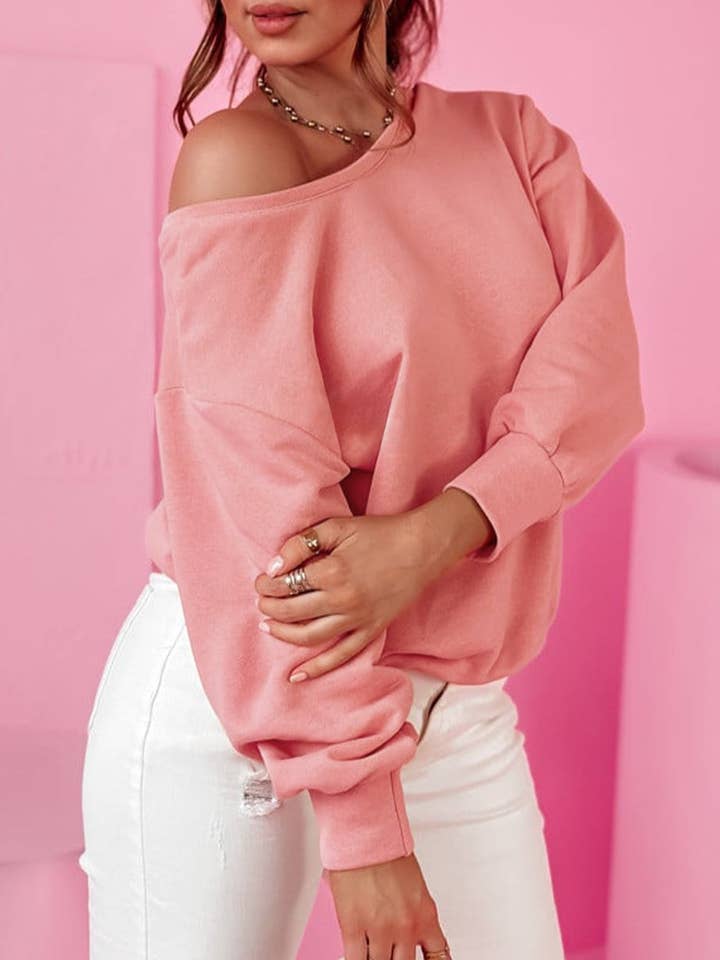 Blasse Kastanie Rundhals-Sweatshirt mit Schleife für den Großhandel auf Faire