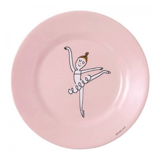 DA921N Prato de sobremesa “Arabesque” 20 cm Bailarina por atacado de Petit Jour Paris