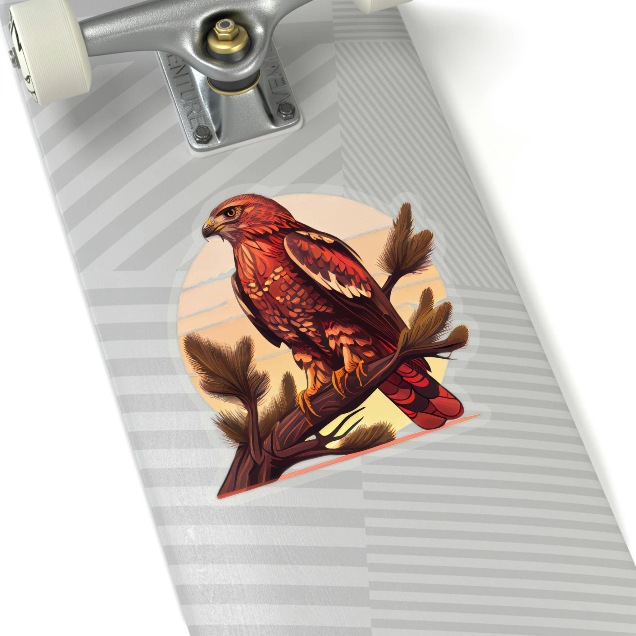 Smartstead Homestead - Wholesale Sticker - Waterproof Vinyl Sticker - Red-Tailed Hawk Perch Sticker8