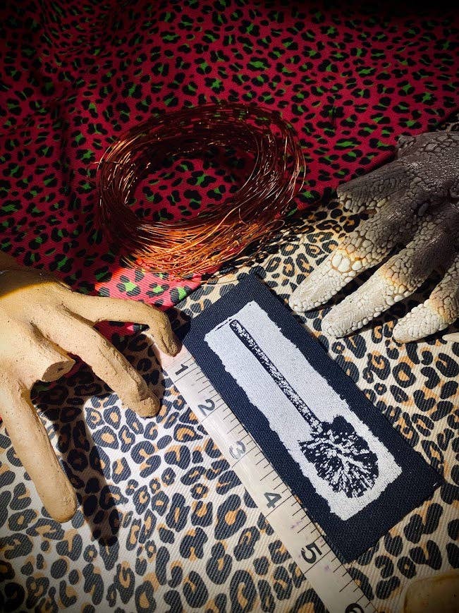 Three Raccoons - Wholesale Patch - Toilet brush sew on patch.1