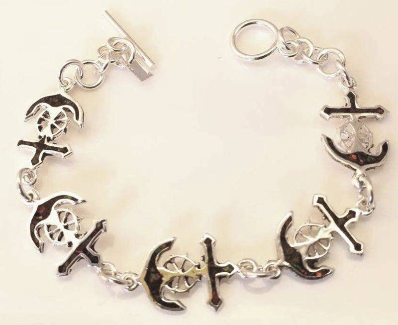 Costello International - Wholesale Tennis Bracelet - Treasure Island Opaline Silver Tennis Bracelets7