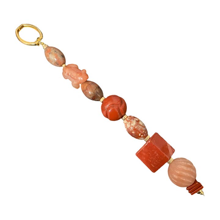 Coral bag charm for wholesale by Honey Rose & K Jewelry