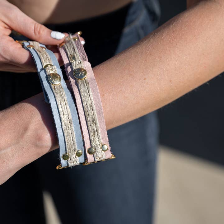 Beaudin Wholesale - Wholesale Watch Band/Strap - Women's - Apple Watch Band | Leather & Cowhide Fur Replacement Strap