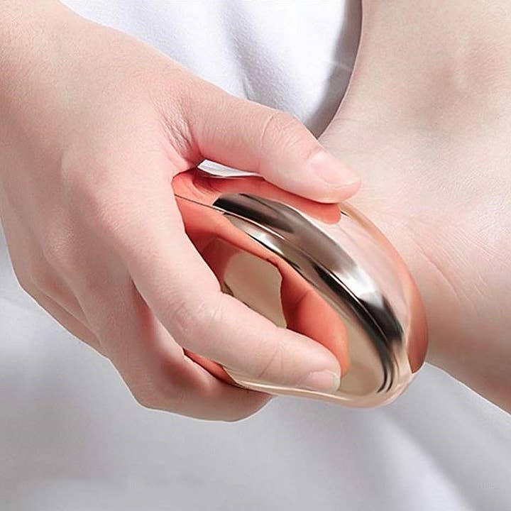 silver DOUCETTE PRO foot callus remover for wholesale on Faire