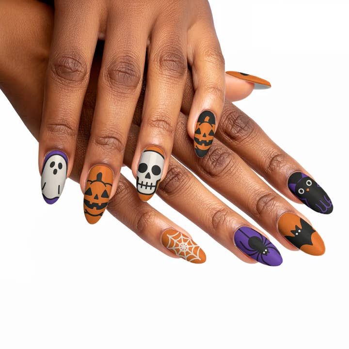 Juego de Uñas Postizas Chic Espeluznante de Halloween para venta al por mayor de FYNE BODY