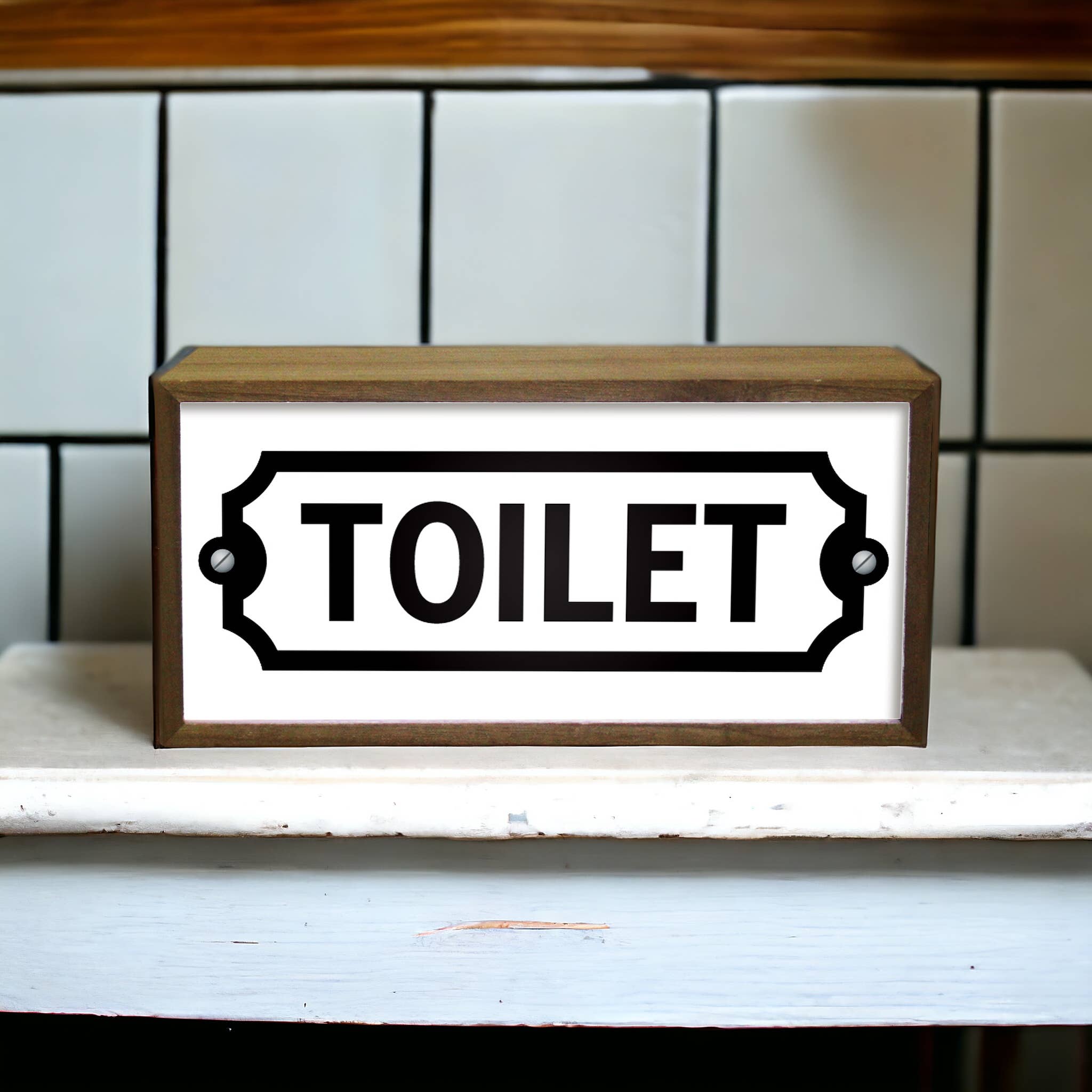 Echo Three - Wholesale Night Light - Light Box Toilet Sign0