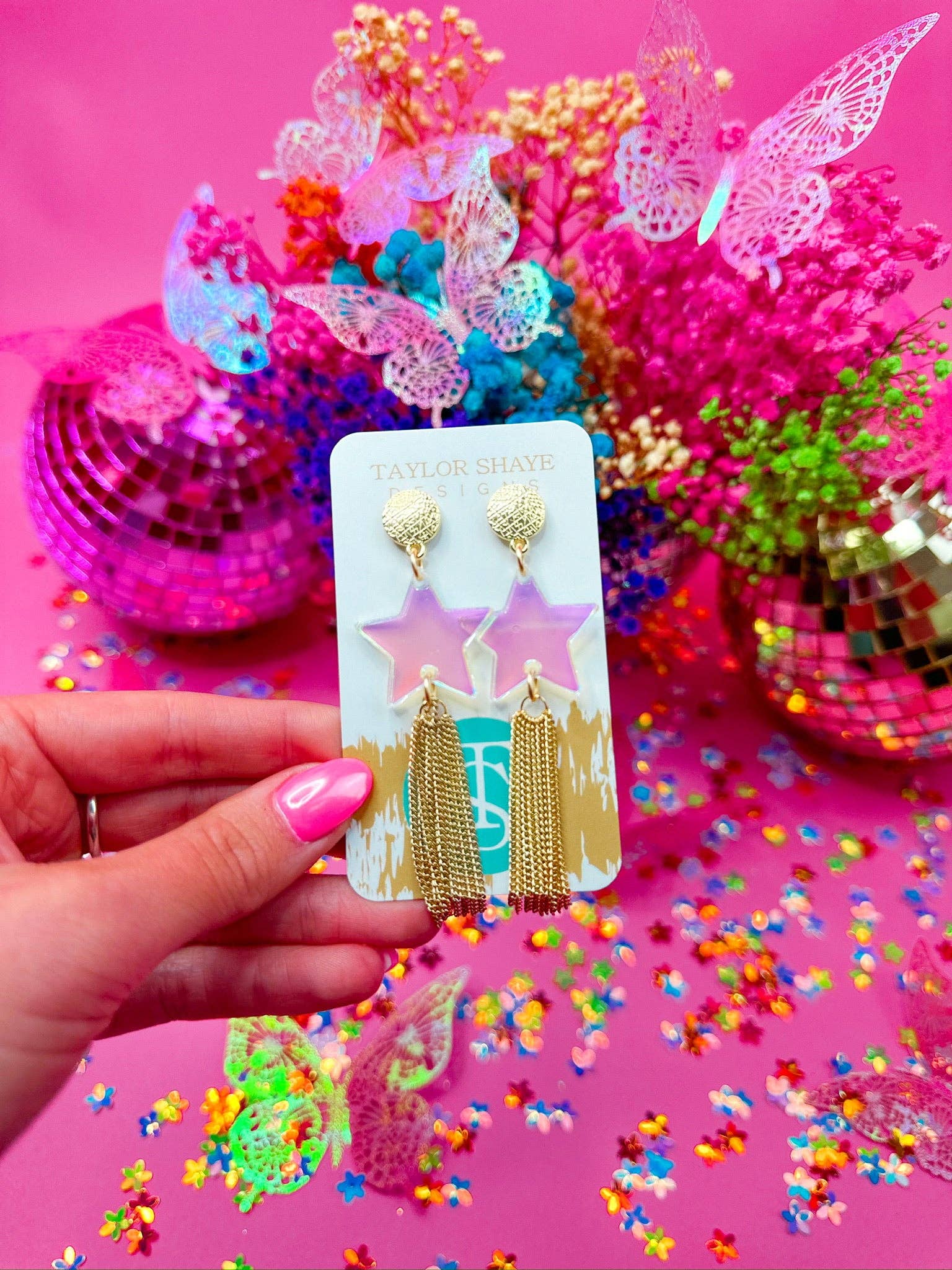 Taylor Shaye Designs - Wholesale Tassel Earrings - Star Sally Tassels3