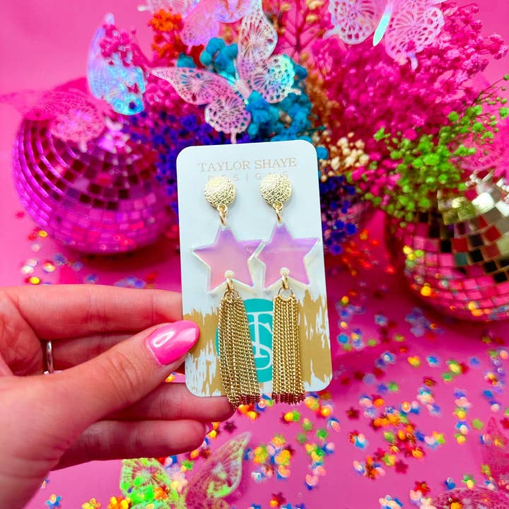 Taylor Shaye Designs - Wholesale Tassel Earrings - Star Sally Tassels3