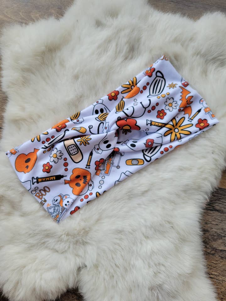 Halloween nurse for wholesale by Sew fashionable headbands