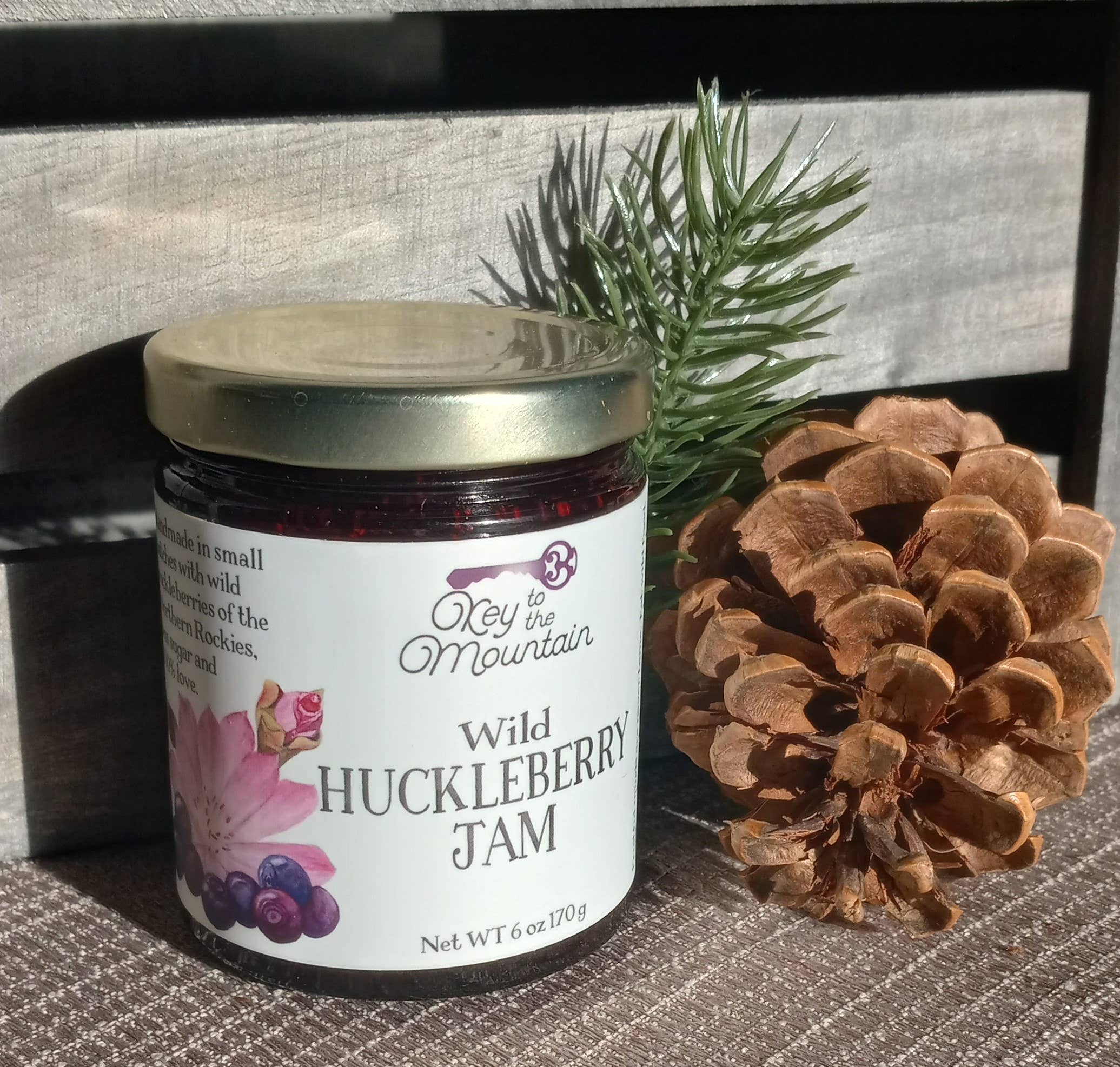Key to the Mountain - Wholesale Jam - Huckleberry Jam