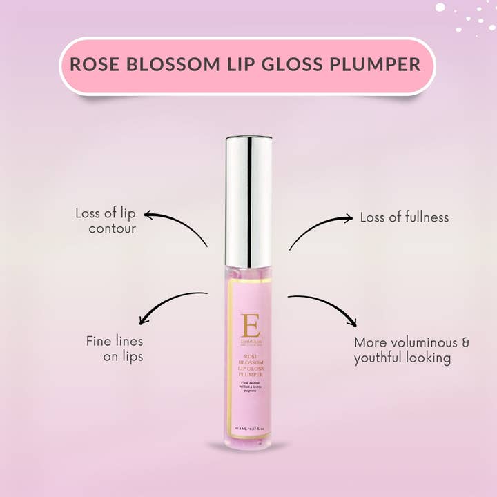 Eclat Cosmetic Ltd – wholesale Lip-gloss – Rose Blossom Lip Gloss Plumper 8ml2