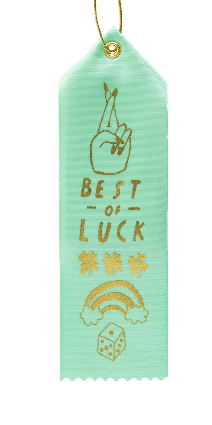 Yellow Owl Workshop - Vendita all'ingrosso Regalo divertente/originale - Nastro Best of Luck Award - Biglietto Good Luck2