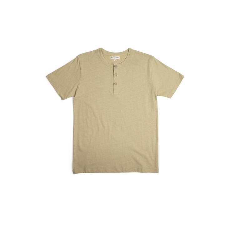 Hemp Camel - Wholesale T-Shirt - Men's - Hemp & Cotton Henley4