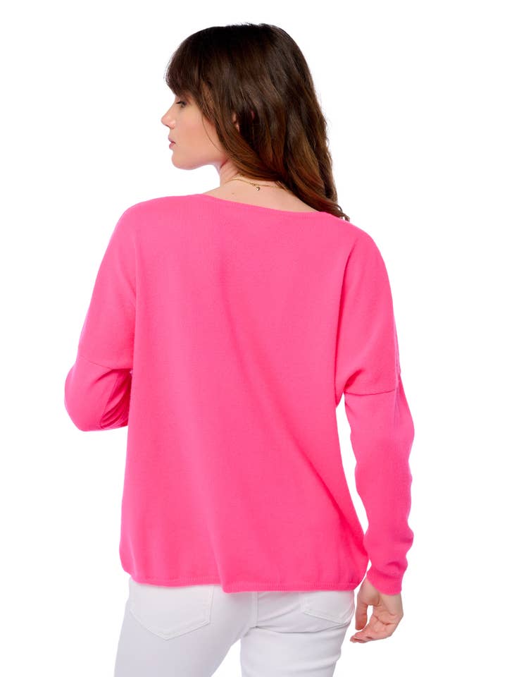APOIL Cashmere - Vente Haut en maille – femme - GERANIUM5