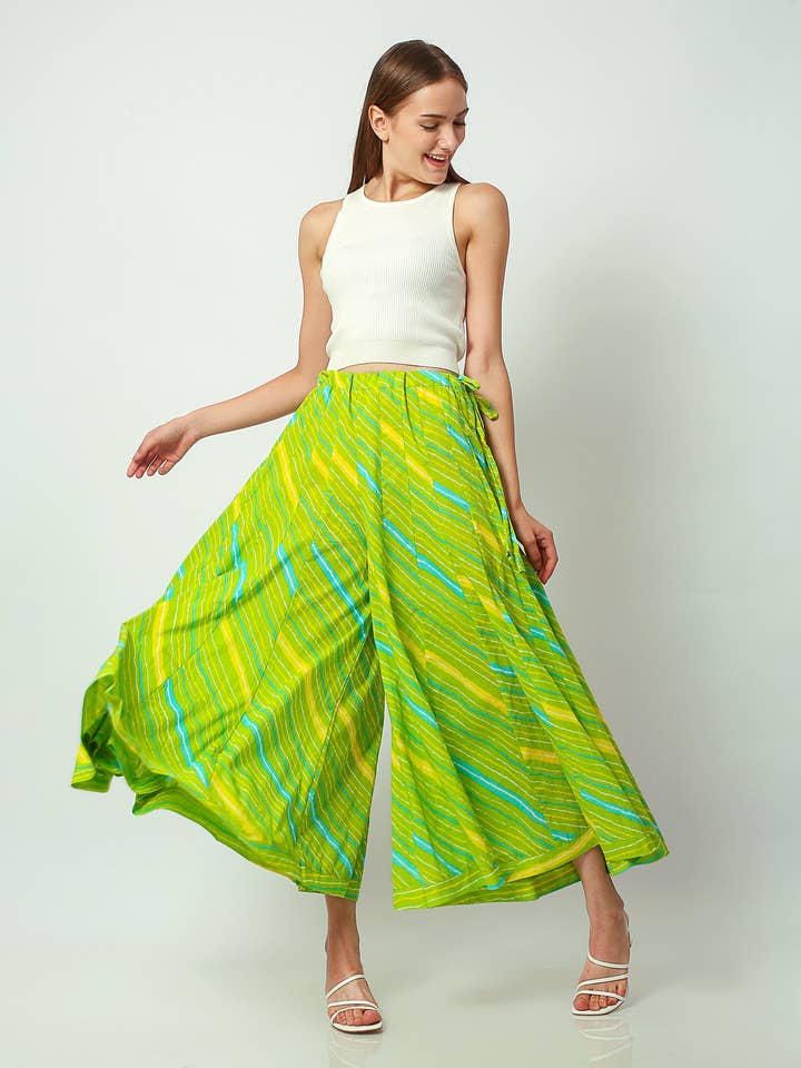 Palazzobyxor i ren bomull - DANALI för wholesale av MALINI FASHION DESIGN PRIVATE LIMITED