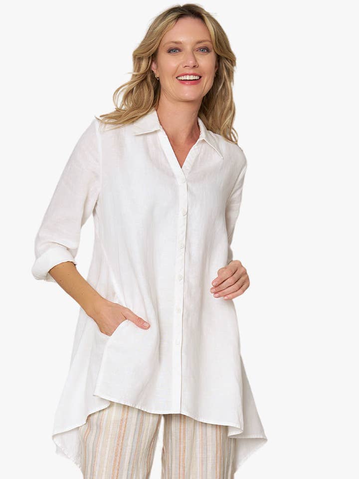 Stella Carakasi - Wholesale Button Down Shirt - Women's - True Form Shirt (*)2