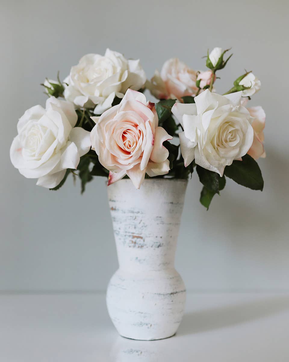 Prestige Botanicals - Wholesale Artificial Flowers - Real Touch Prestige Pink Rose 22”3