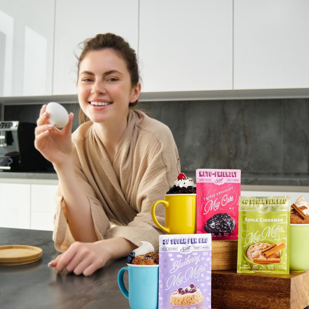 Sweet Logic - Wholesale Cake Mix - Lemon Poppy Seed Mug Cake - Keto, Low-Carb & Sugar (10-Pack)8