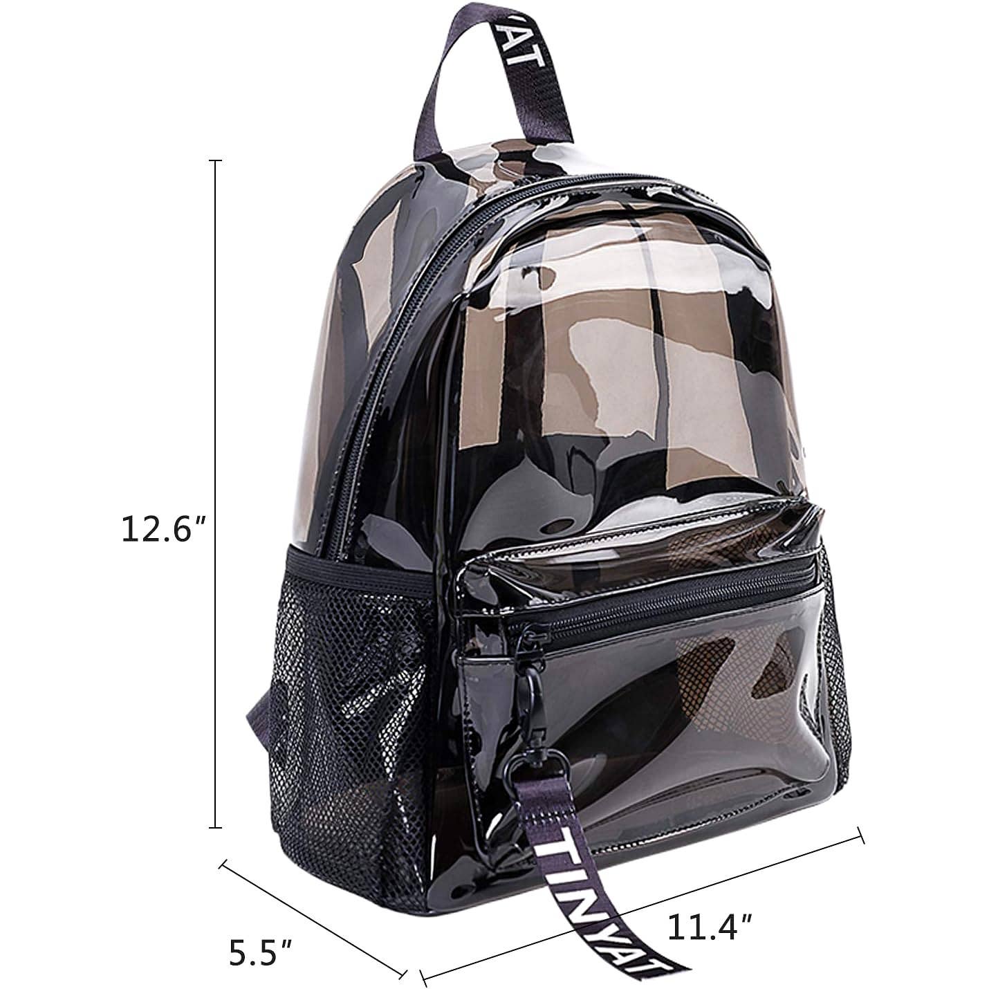 Diacly - Wholesale Backpack - Women's - Medium Dark Transparent BackPack Top handle2