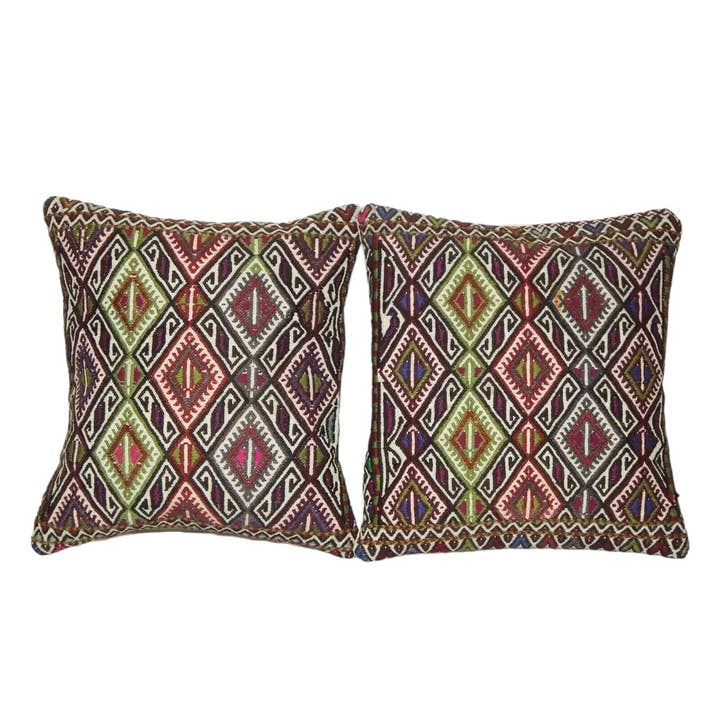 Turkse kelim, handgeweven kussen, kussen, thuis wonen, plaid, set voor wholesale door Vintage Pillows Store