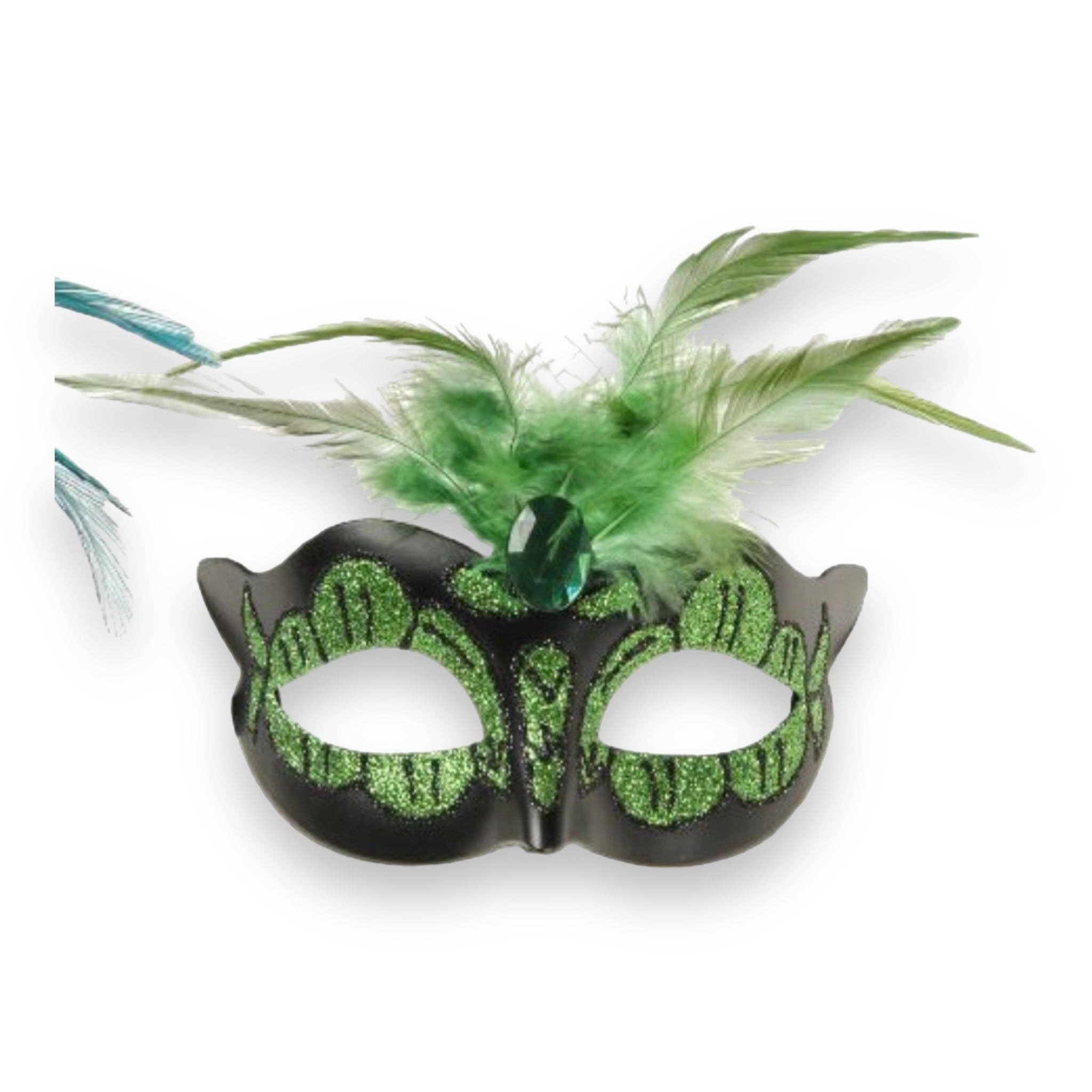 Kinky Pleasure - Vendita all'ingrosso Costume di carnevale - Unisex - Power Escorts - BR248 - Maschera d’amore veneziana di lusso con diamante - 6 colori2