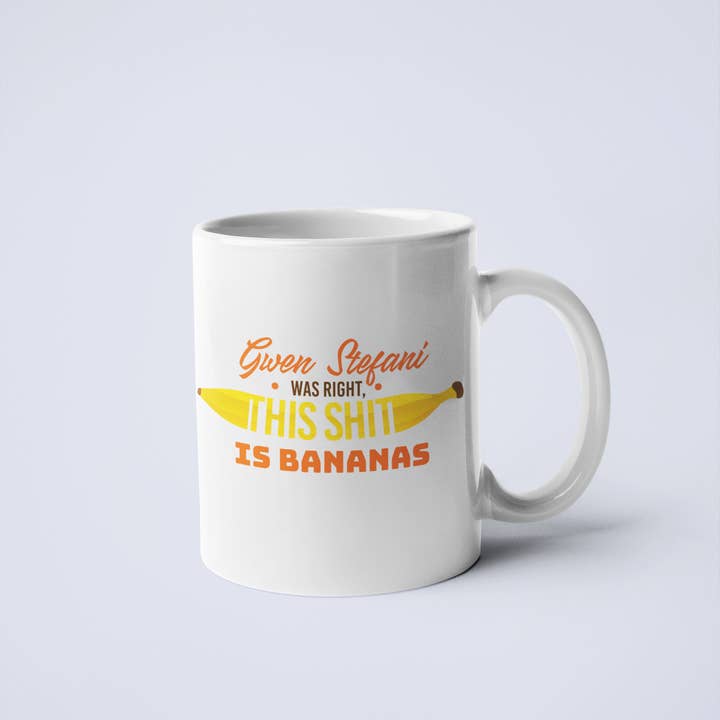 Calm Down Caren - Wholesale Coffee Mug - This Shit Is Bananas Ceramic Coffee Mug