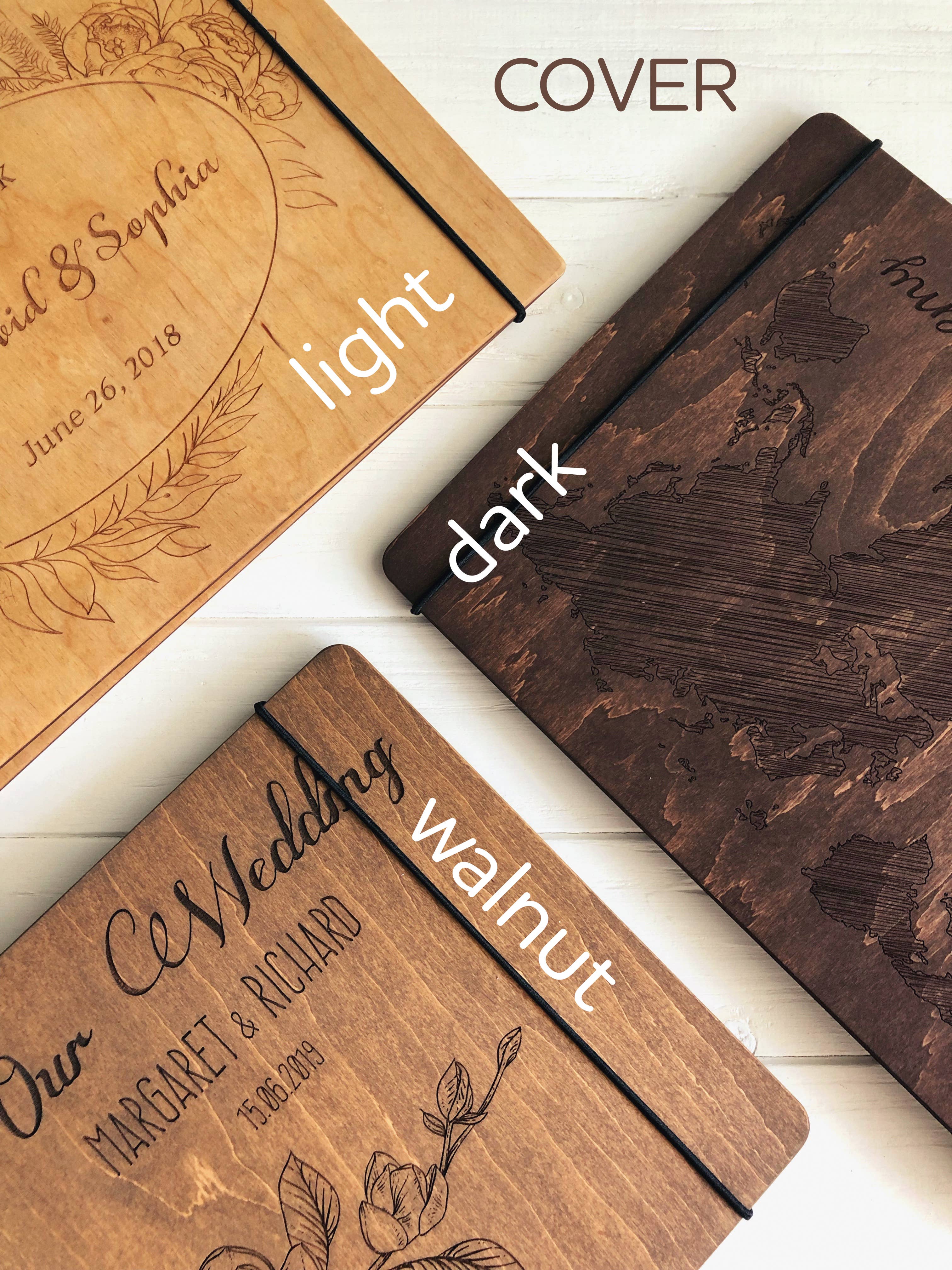 Mr.Deer – Álbum de fotos por atacado – Álbum de fotos de madeira “Mantendo memórias”. Livro de recortes.5