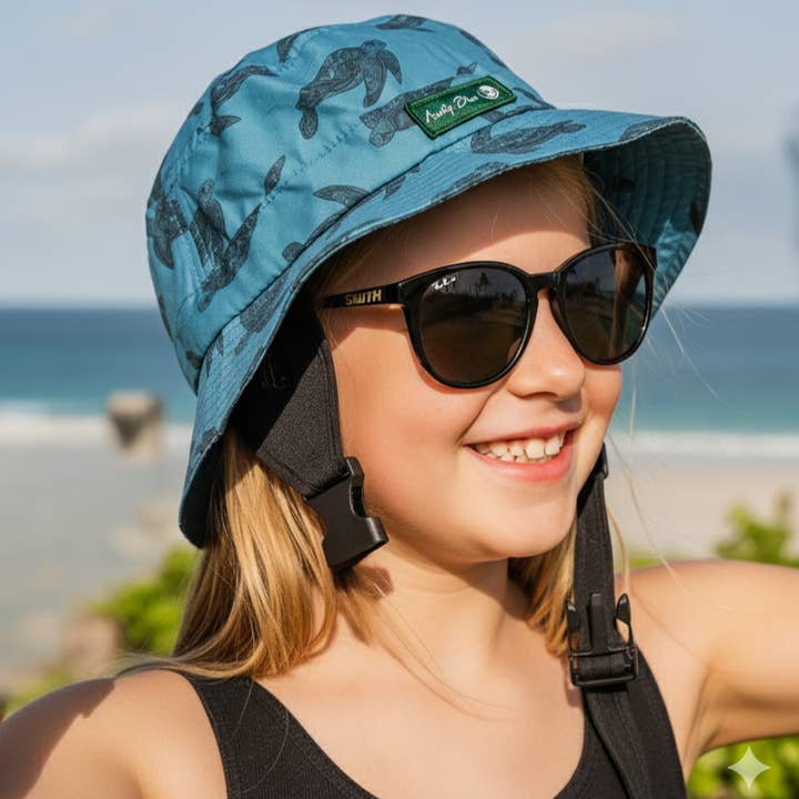 Turtle - Kinder-Sonnenhut für den Großhandel von Amity Blue