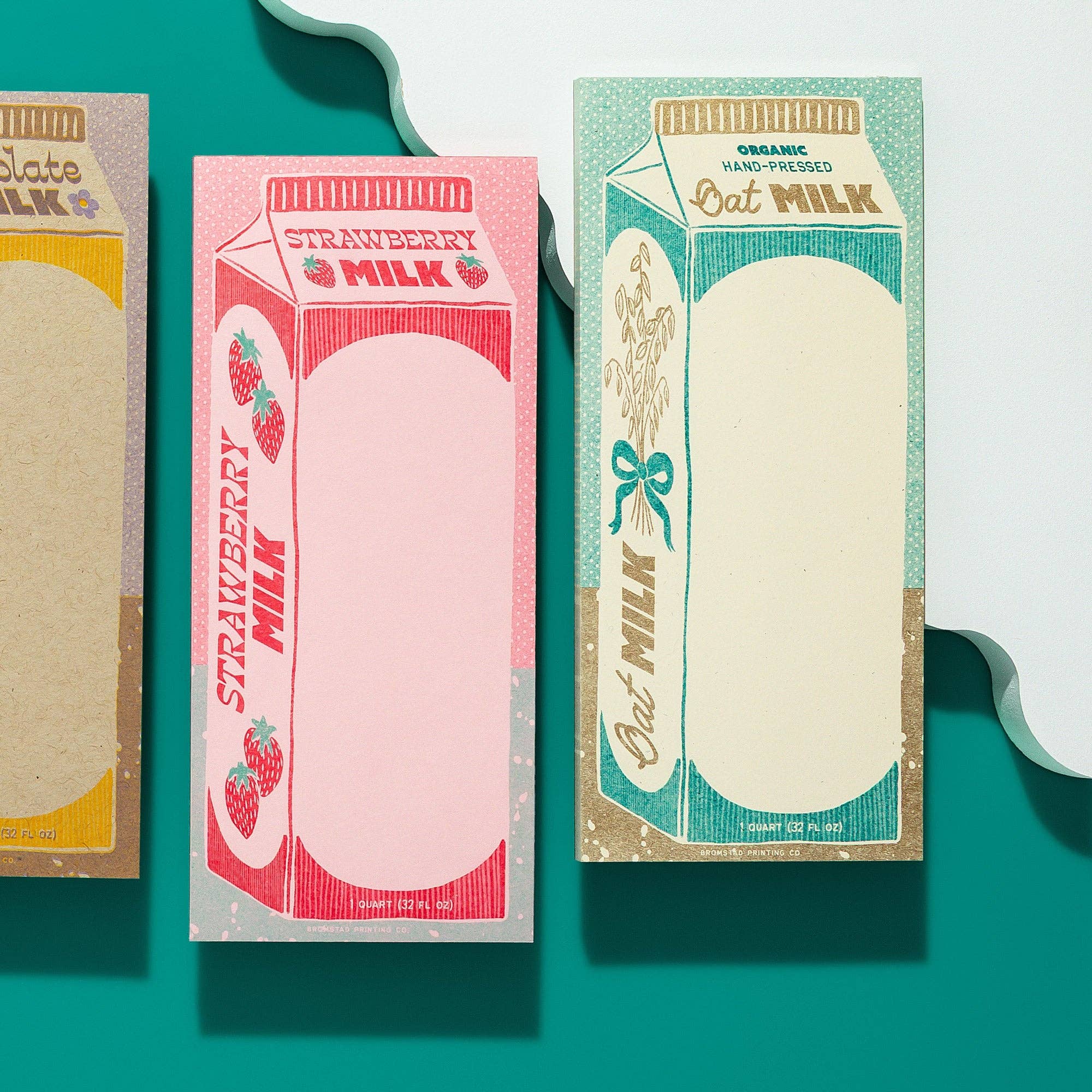 Bromstad Printing Co. - Wholesale Notepad - Oat Milk - Risograph Notepad3