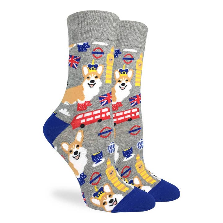 Good Luck Sock - Wholesale Socks - Women's - Women's Corgis in London Socks